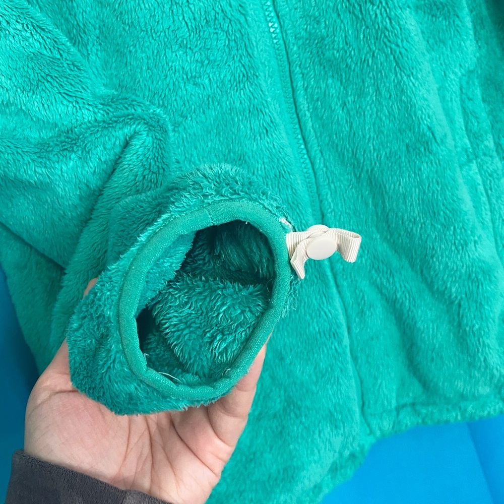 The North Face. Green Fleece “Osito” Jacket. Super Soft. Women Size XL. - Picture 6 of 9
